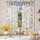 thumbnail image 1 of Cortinas Jinchan 66x91 cm Lino Floral para Cocina, 2 Paneles de Nivel, 1 of 9