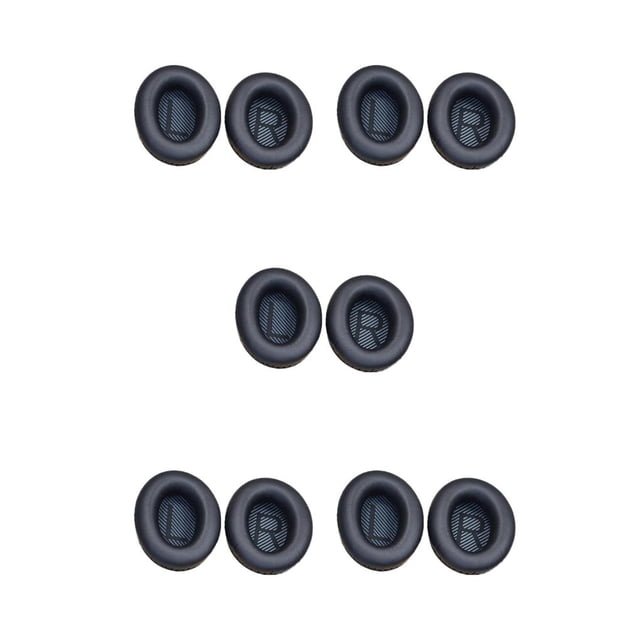 Almohadillas para auriculares Injueey 1 par de fundas de cojín de cuero para QuietComfort 35/35II Type5 NO5