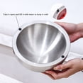 thumbnail image 5 of Salad & Dipping Bowl,304 Stainless Steel Insulated Bowl Dual-Layer Temperature Control, Suitable,70 oz, 7.87"×3.54",1PC, 5 of 7