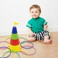 thumbnail image 4 of Liquidation! JMYHOAM Jeu de Maternelle Compétition Accessoires Ensemble de Lancer Interactif Parent-Enfant Ensemble de Jouets Ensemble Tour Sports pour Enfants Extérieur Intérieur, 4 of 6