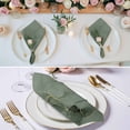 thumbnail image 2 of Sage Green Marble Cloth Napkins, Modern Abstract Art Ink Painting Washable and Reusable Dinner Napkins Set of 6, Table Napkin for Kitchen Party Birthday Wedding Hotel Housewarming 20"x20", 2 of 8