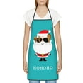 thumbnail image 3 of Disketp Cute Santa Claus Kitchen Apron with adjustable Aprons for Women with Pockets Cooking Powder Pink Apron, 3 of 7
