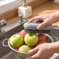 thumbnail image 5 of Laundry Shoe Brush, Soft Bristle Cleaning Scrubber with Hanging Hole, Multi-Purpose Brush for Shoe Sink Stove Countertop, Kitchen Bathroom Household Cleaning Tool, 5 of 6