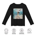 thumbnail image 3 of Moana Chandail en Molleton pour Femmes, Coton Classique Manches Longues, Chandail Col Rond pour Femmes TTG, 3 of 5