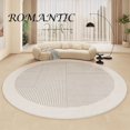 thumbnail image 1 of Cream Style Carpets for Living Room Light Luxury Bedroom Decor Plush Carpet Fluffy Soft Bedside Rug Home Thicken Round Floor Mat My Lux Decor Round, 1 of 14