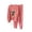 Pink, variant on Women's Plush Fleece Pajama Set Long Sleeve Top & Pants, Thick Fluffy Loungewear with Teddy Bear Print