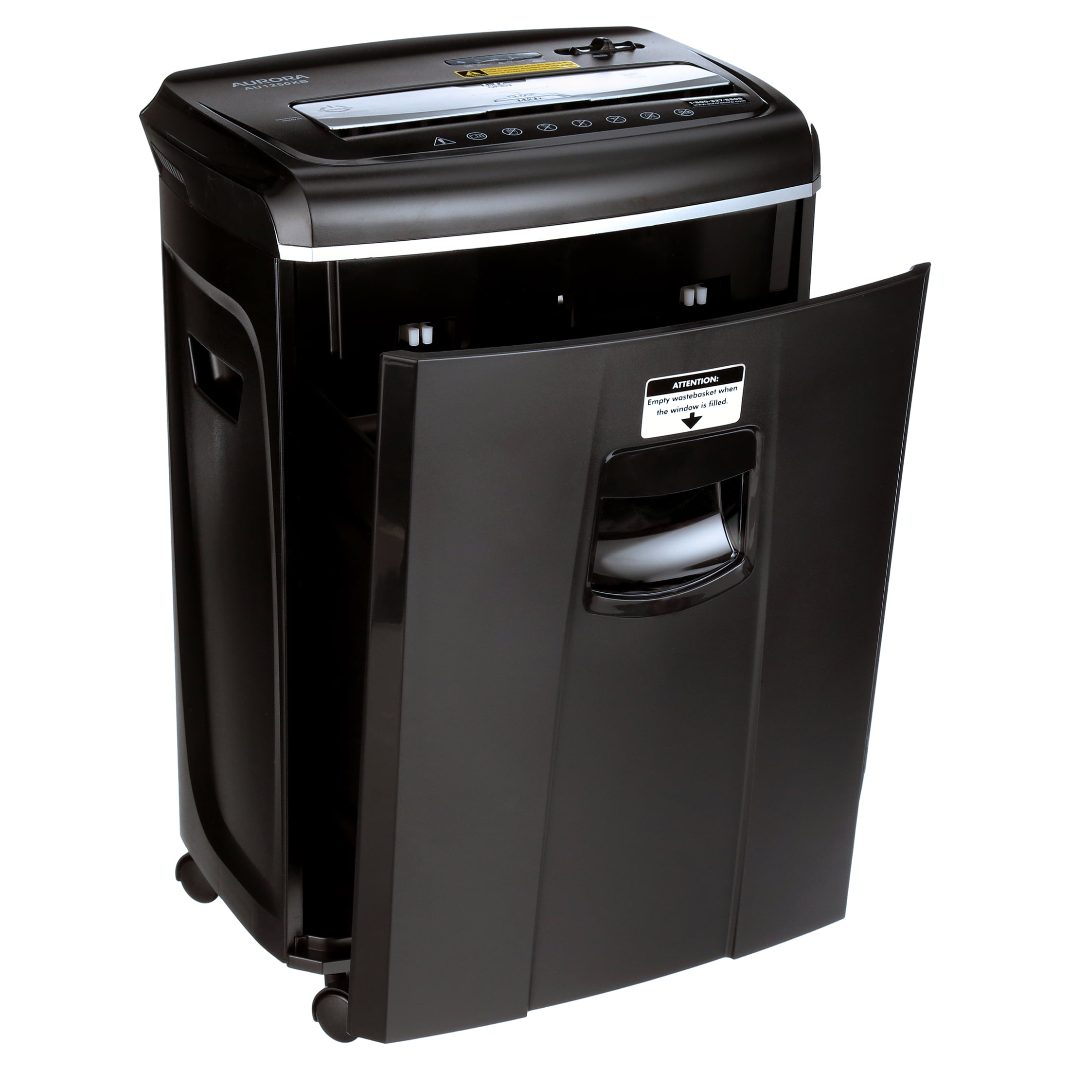 Aurora GB 12-Sheet Crosscut Paper and Credit Card Shredder with Pullout Basket