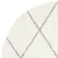 thumbnail image 2 of SAFAVIEH Parma Eglantine Geometric Shag Area Rug, Cream/Grey, 6'7" x 6'7" Round, 2 of 4
