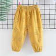 thumbnail image 2 of Odeerbi 2-7 Years Toddler Boys Girls Cotton Sweatpants Cute Print Workout Athletic Sports Jogger Pants Summer Breathable Loose Casual Joggers, 2 of 6