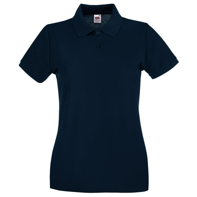 Fruit of the Loom Polo Ajusté à Manches Courtes pour Femmes de Qualité Supérieure