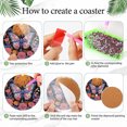 thumbnail image 2 of Poslas Arte Diamantes Redondas Kits Diy Dot Coasters 8pcs para La Mesa Del, 2 of 8