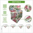 thumbnail image 5 of Pink Flamingos Table Runner Linen Burlap Table Runner 72 Inches Long Summer Palm Leaf Tropical Botanical Dresser Scarves for Kitchen Island Coffee Dining Party Wedding Banquet Holiday Decor 16"x72", 5 of 8