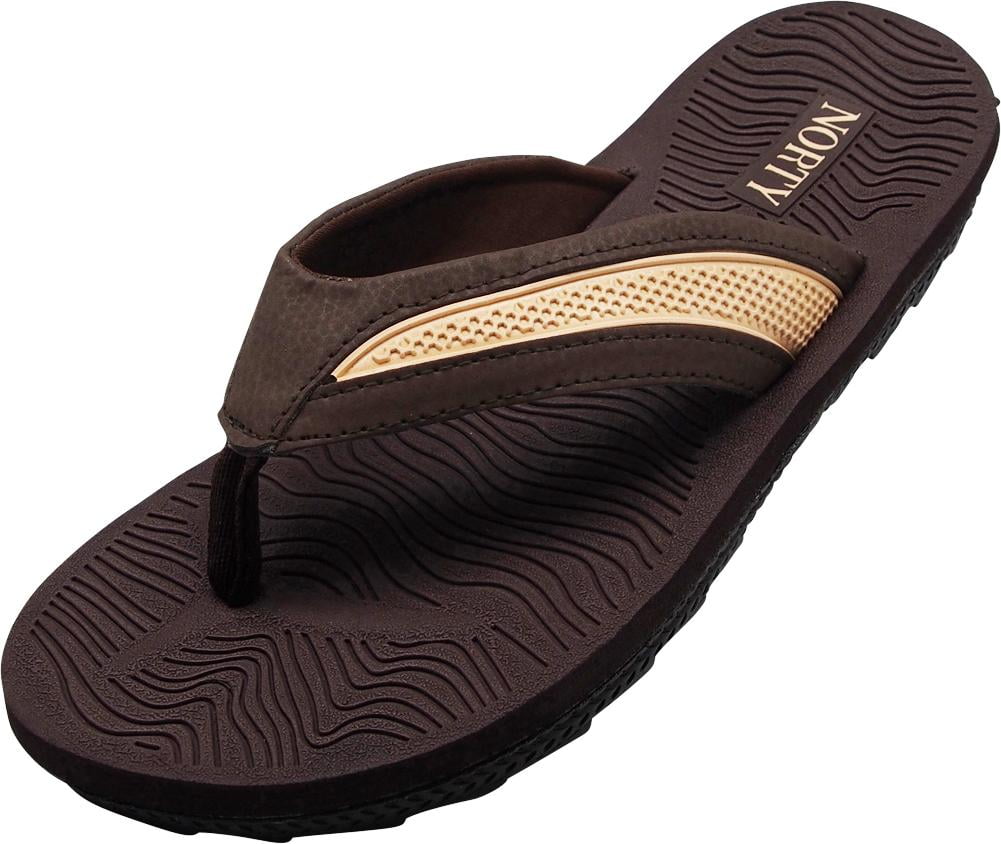 mens fabric flip flops