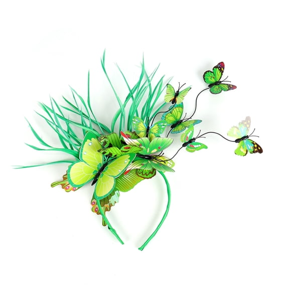 Headbands for Women Simulation Plastic Butterfly Decor Party Elastic Hair Hoop Accessory Womens Headbands