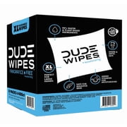 DUDE Wipes Fragrance-Free + Moisturizing XL Flushable Wipes, 480 Wipes