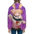 thumbnail image 3 of My Hero Academia Himiko Toga Youth Sweatshirt Hoodies Pullover 3D Print Novelty Hooded Hoody Clothes For Boys Girls Teen Clothing, 3 of 7