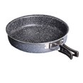 thumbnail image 1 of Sartén antiadherente pequeña para acampar con plegable, sartén portátil de 9 pulgadas, utensilios de cocina para acampar para kusrkot Sartén antiadherente, 1 of 8