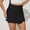 Black, variant on Only Moment Tennis Skirts for Women with Shorts Polyurethane Fiber Solid Casual Boho Ruffle Tiered Skorts High Waist Mini Skirts Golf Tennis Crochet Shorts Skorts for Wowomen with Pockets Black,S