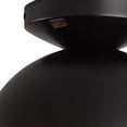 thumbnail image 4 of Luna Bella Flush Mount Ceiling Light - Matte Black & Gold-Leaf Shade, 4 of 8