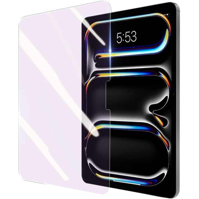 Anti Blue Light Screen Protector Compatible with iPad Pro 11 Inch,Eye Protection Blue Light Filter, HD Tempered Glass, 2 Pack