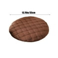thumbnail image 3 of EGYMEN 14" Round Plush Cushion, Tatami Chair Pad, Floor Stool Cushion, Dining Table Seat Cushion, Winter Comfort Cushion, 3 of 6