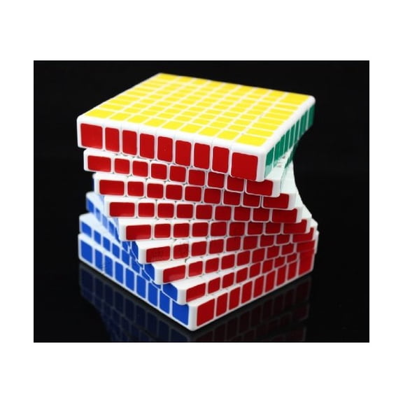 ShengShou Magic Brainteaser Puzzle Speed Cube - Choose 9x9x9 7x7x7 6x6x6 5x5x5 (9x9x9, White)