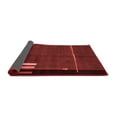 thumbnail image 2 of Ahgly Company Indoor Round Abstract Red Modern Area Rugs, 5' Round, 2 of 4