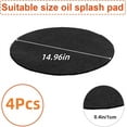 thumbnail image 2 of 4 Pcs Round Oil Change Mat,Oil Drain Splash Pad,Black Heat-Resistant No Splatter Pad,Round No Splatter Pad Oil for Car Oil Change, 2 of 6