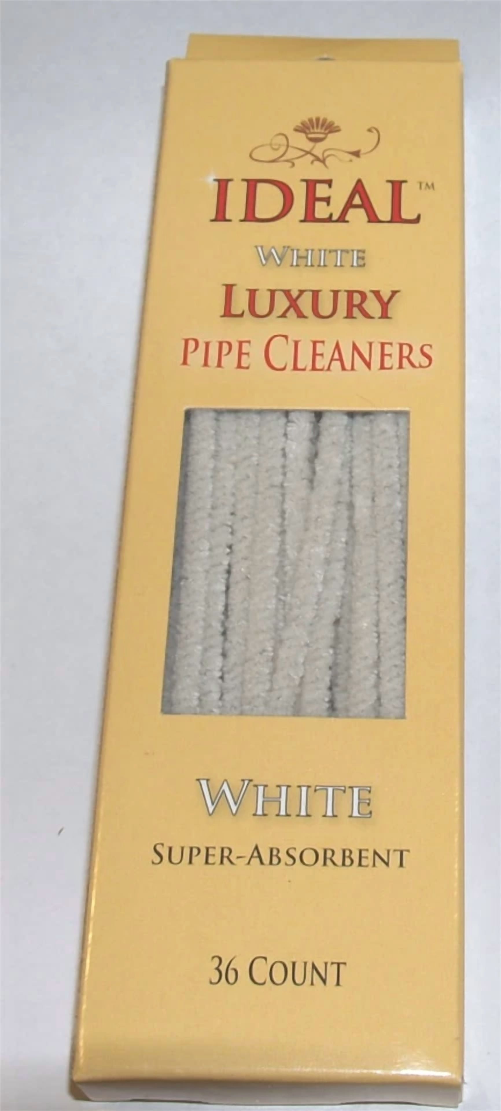 Cotton White Pipe Cleaner Stems 5 Boxes 180 Pcs