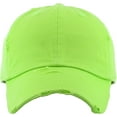 thumbnail image 3 of Washed Solid Vintage Distressed Cotton Dad Hat Adjustable Baseball Cap Polo Style, 3 of 3
