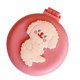 thumbnail image 4 of Cepillos de pelo plegables con espejo de viaje, cepillo redondo plegable para el pelo, mini peine para el pelo, peine de masaje para mujeres y niñas, perro rosa, 4 of 10
