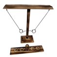 thumbnail image 1 of Barra De Batalla De Gancho Y Lanzamiento De Anillas De Madera Juego Interactivo De Ritmo Rápido Madera Negra Sunnimix Juegos de Ring Toss, 1 of 7