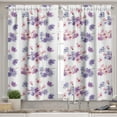 thumbnail image 2 of Ambesonne Watercolor Valance & Curtain, Wedding Flowers, 55"x24", Lilac Lavender Pink, 2 of 6