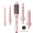 Pink, variant on Wavytalk 5 in 1 Curling Iron Set, Ceramic Curling Wand from 0.5 to 1.25 inch and a Thermal Brush, Fast Heat Up , Dual Voltage, Pink