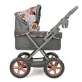 thumbnail image 3 of 509 Crew: Melange Flora - Amanda Doll Pram - Matching Handbag, Doll Accessory, Adjustable Handle, Removable Bassinet, Foldable Design, Kid Toy, Age 3+, 3 of 6