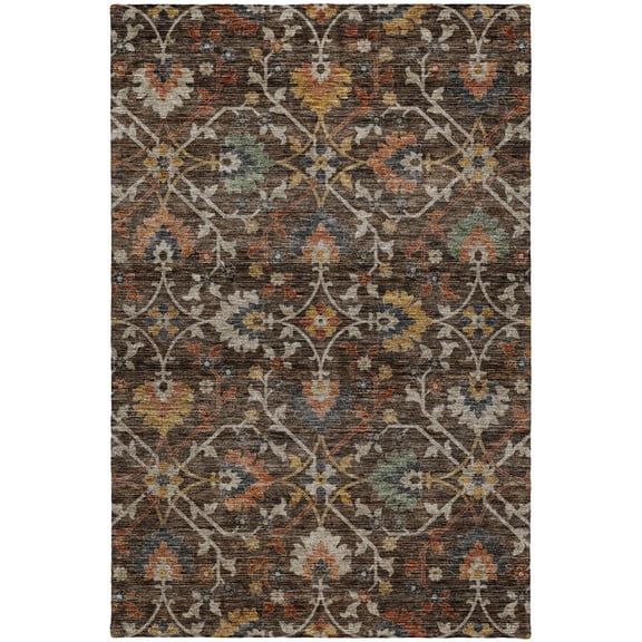 Dalyn Silk Road Area Rug SR4-Chocolate SR4CH5X8 Chocolate, 5' x 7'6"