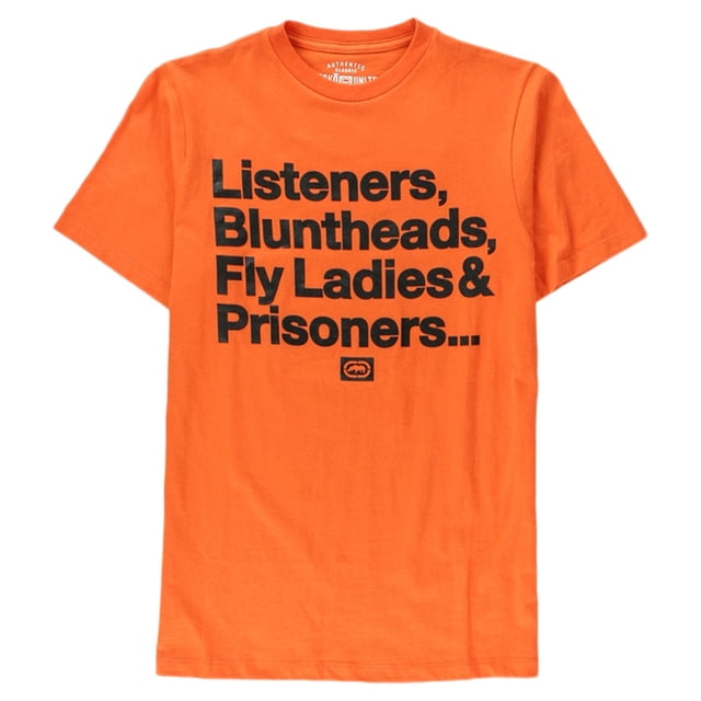 Camiseta gráfica Ecko Unltd. Memory Lane Hombre Naranja Mediana