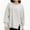 Gray, variant on Women Oversized Sweatshirts Crewneck Side Slit Pullover Long Sleeve Casual Tops