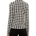 thumbnail image 3 of Lovito Elegant Plaid Checker Basic T-Shirts, 3 of 5