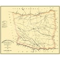 thumbnail image 2 of Mills 24x20 White Modern Wood Framed Museum Art Print Titled - Laurens South Carolina Landowner - Mills 1825, 2 of 4