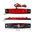 thumbnail image 3 of 2x LED Side Marker Light Bar Screw Mount Holes 12V/24V DC Car Truck Semi Trailer, 3 of 13