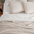 thumbnail image 3 of EVERGRACE Cotton Coverlet Set Full Queen Size 3 Pieces, Lightweight Soft Ribbed Matelassé Bedspread Quilt Set, Cozy Oversized Quilted Bedding Set with 2 Pillow Shams for All Seasons, Birch, 3 of 8