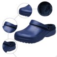 thumbnail image 5 of Classic Fuzzy Lined Garden Clogs for Women Men Waterproof Winter Plush Memory Foam Slippers Indoor and Outdoor, 5 of 8