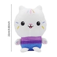 thumbnail image 1 of Hot Gabby Dollhouse Plush Toy Mercat Cartoon Stuffed Smiling Cat Hug Gaby Girl Dolls Kids Birthday Gifts, 1 of 5