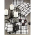 thumbnail image 3 of Fennco Styles Glendora Collection Classic Plaid Design Cotton Table Cloth Napkin (20"x20" Napkin-Set of 4, #5), 3 of 3