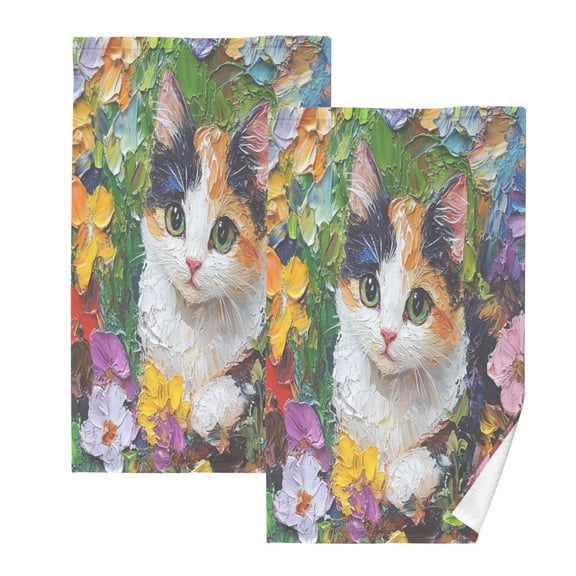 BZSMCE Face Towel Hand Towel Bath Towel Cotton Bath Towel Sets Hand Bath Towels Fashion Blossom Serenity Pattern