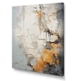 thumbnail image 2 of Designart "Subtle Tranquility In Grey And Yellow" Abstract Shapes Canvas Prints, 2 of 7