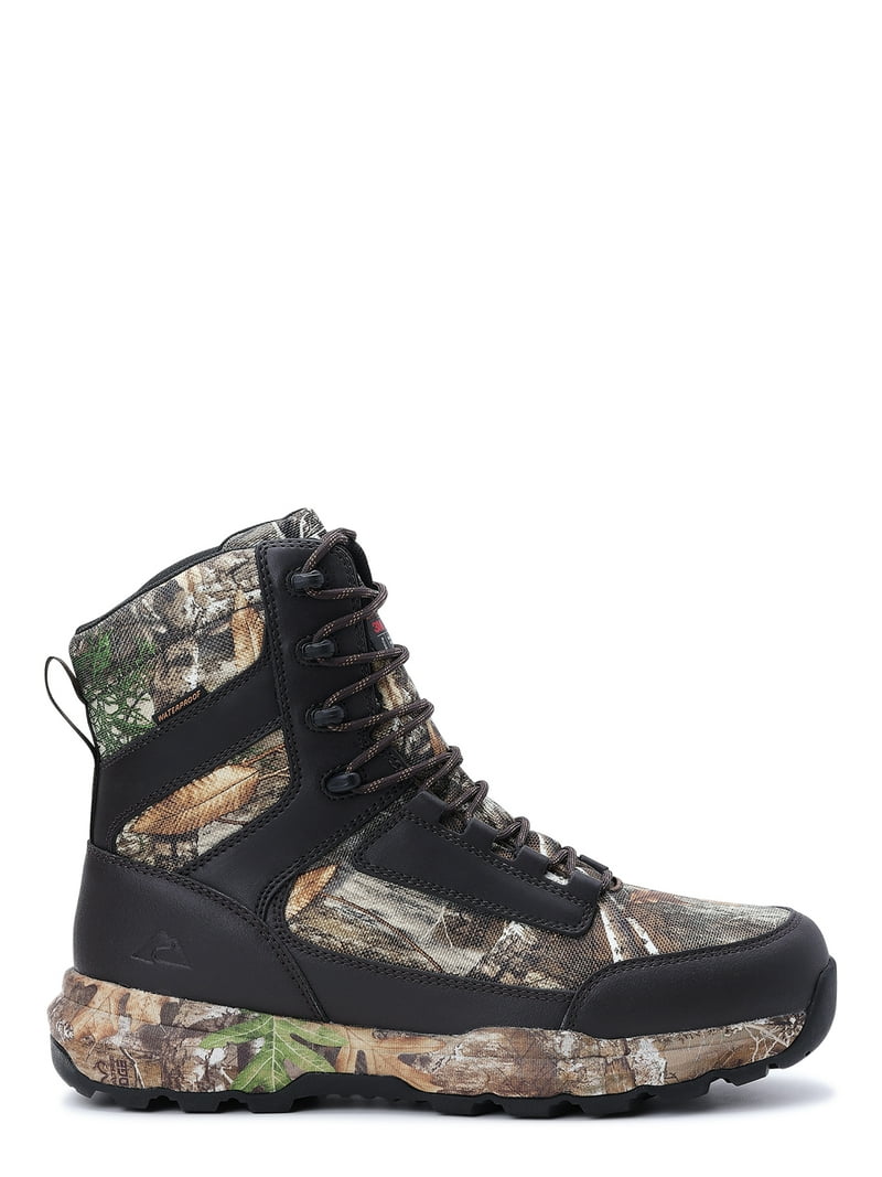 Ozark Trail Men\'s Camouflage Waterproof Hunting Boots - Black/Brown/Green Ozark Trail men main image 4