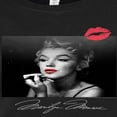 thumbnail image 3 of Marilyn Monroe - Pop Culture Icon - Red Lipstick - Juniors Fitted Graphic T-Shirt, 3 of 5