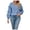 00 # Blue, variant on Fall Tops Women 2022 Trendy Classic Fit Light Sweater Winter Knit Pullover Asymmetric Hem Sweater Casual Pullover Casual Long Sleeve Sweater Ruffle Knit Pullover Striped Pullover